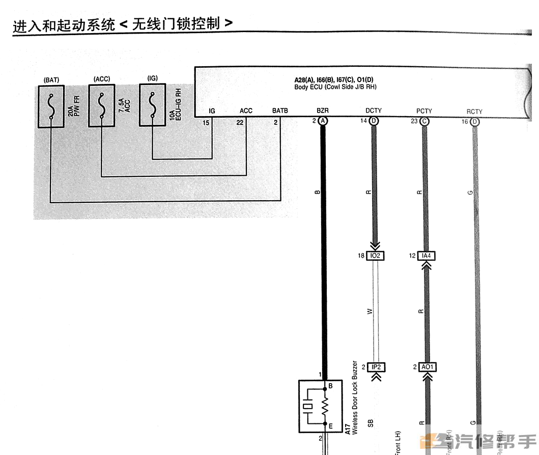 2005-2008年款丰田锐志维修手册电路图线路图资料下载