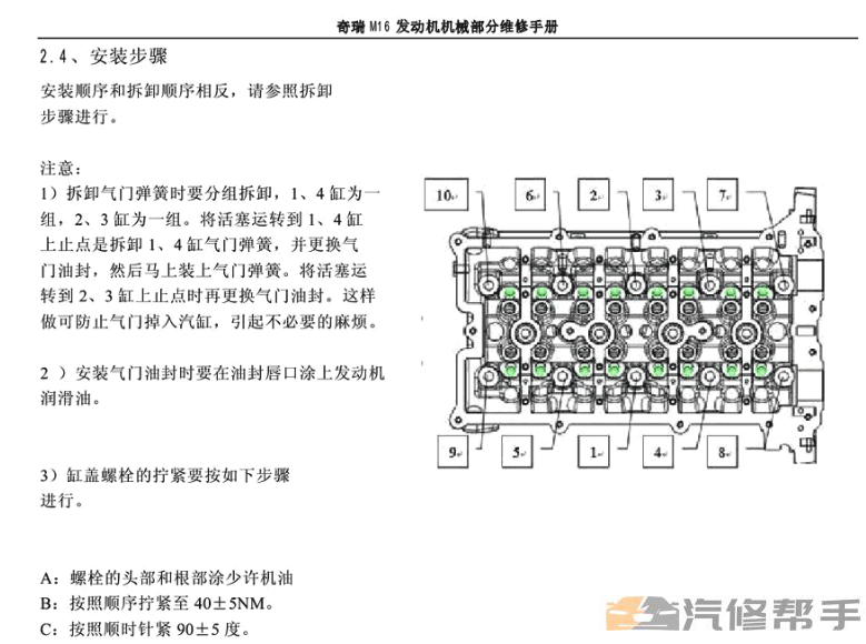 2013年款奇瑞艾瑞泽7原厂维修手册电路图线路图资料下载