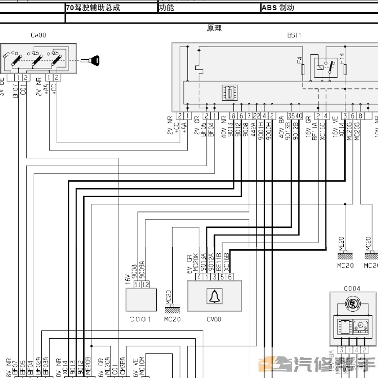 2008-2014年款标致207原厂维修手册电路图线路图资料下载