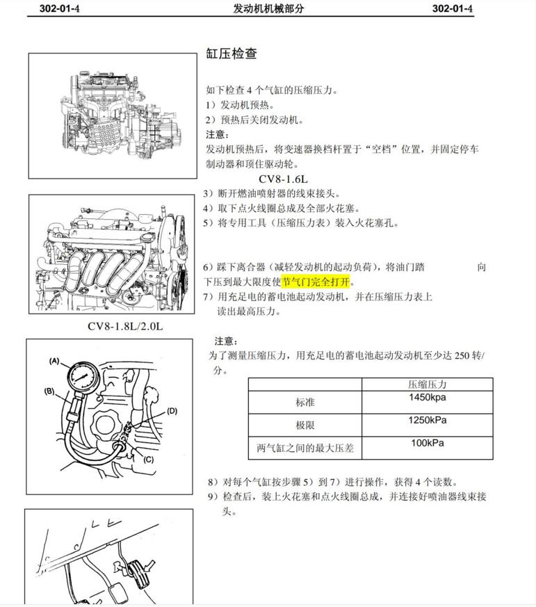 2008年长安志祥志翔维修手册拆装大修资料下载